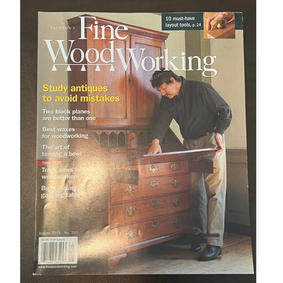 Fine Woodworking 2016 bundle of 5 magazines. DIY Woodworking Home Improvement - Picture 3 of 8